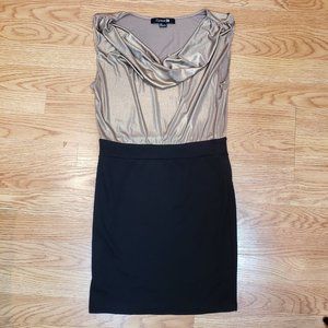 FOREVER 21 Gold and Black Mini Dress sz S/P